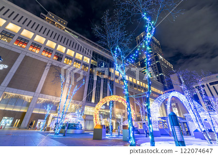 冬季的札幌 札幌白色燈飾 薩津木燈飾 北海道札幌市 122074647
