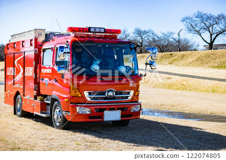 Sayama City Fire Department New Year's Parade - Fire pump truck Sayama City Fire Department New Year's Parade - Fire pump truck 122074805