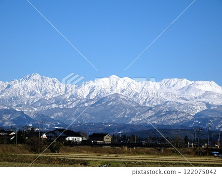 從鄉村看到的立山山脈 從鄉村看到的立山山脈 122075042