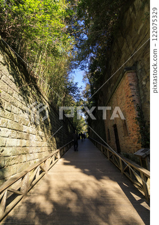 Winter on Sarushima, a former fortress in Tokyo Bay 122075329