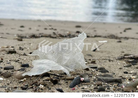Marine debris microplastic Marine debris microplastic 122075379