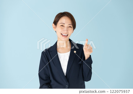 Female lawyer thumbs up Female lawyer thumbs up 122075937