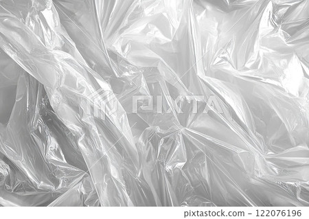 AI-generated item. Plastic bag texture. Abstract background for design with copy space. 122076196