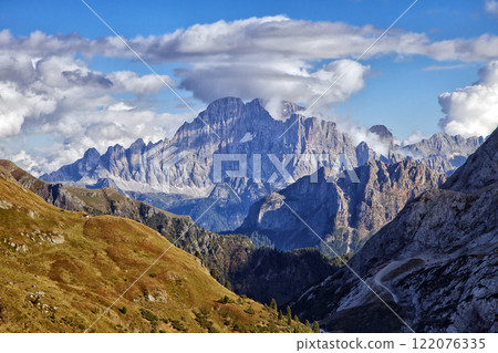 Marmolada mountain in Dolomites 122076335