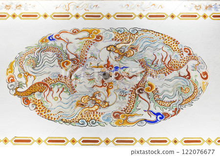 Dragon decoration in Imperial City, Hue, Vietnam Dragon decoration in Imperial City, Hue, Vietnam 122076677