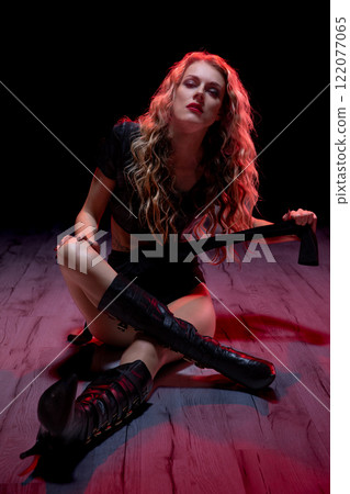 A Dramatic and Fashionable Portrait Captured in an Edgy and Bold Artistic Style and Technique A Dramatic and Fashionable Portrait Captured in an Edgy and Bold Artistic Style and Technique 122077065
