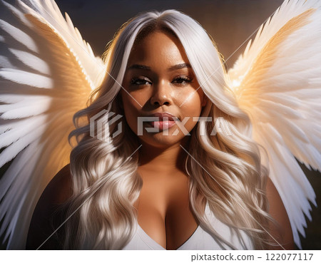 Angel woman with wings Angel woman with wings 122077117