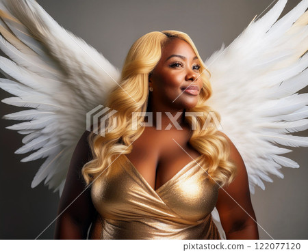 Angel woman with wings Angel woman with wings 122077120