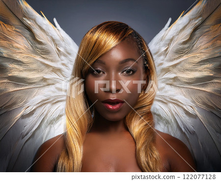 Angel woman with wings Angel woman with wings 122077128