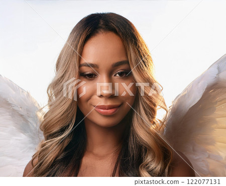 Angel woman with wings Angel woman with wings 122077131