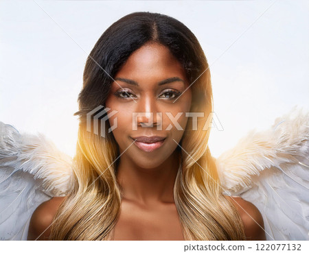 Angel woman with wings Angel woman with wings 122077132