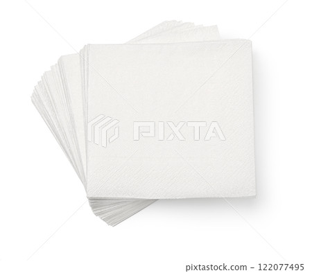 Blank paper napkin 122077495