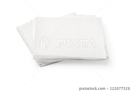 Blank paper napkin 122077528