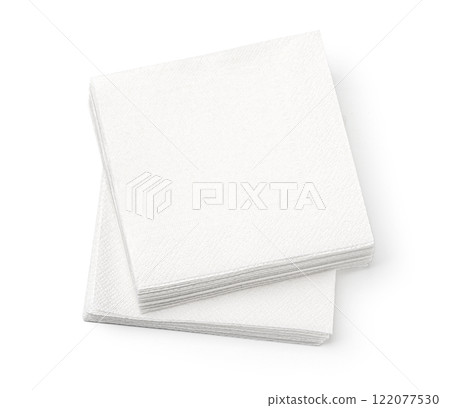 Blank paper napkin 122077530