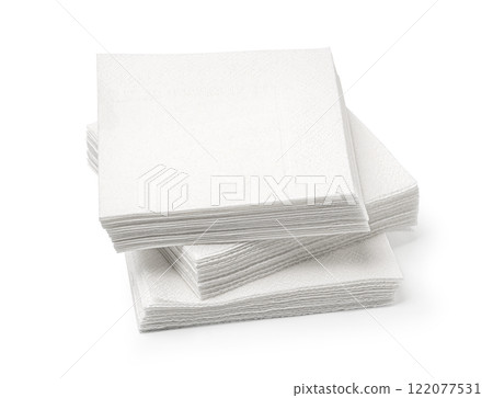 Blank paper napkin 122077531