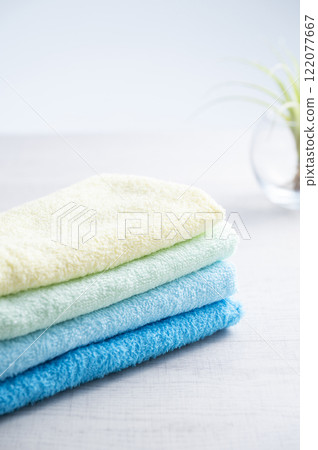 Colorful face towel 122077667