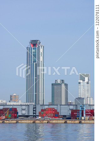 Sakishima Government Building seen from the sea Sakishima Government Building seen from the sea 122078111