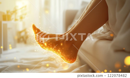 Image of heated floors keeping your feet warm 122078482