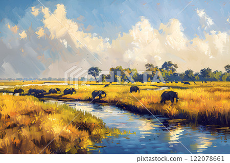 Image of Kenya and Tanzania 122078661