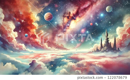 Floating Castle in the Nebula Floating Castle in the Nebula 122078679