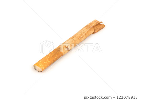 cigarette dirty isolated on white background cigarette dirty isolated on white background 122078915