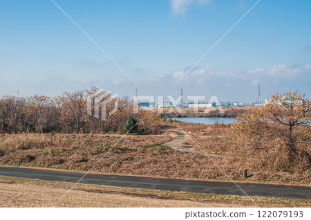 大阪府枚方市冬季淀川公園出口區域 122079193