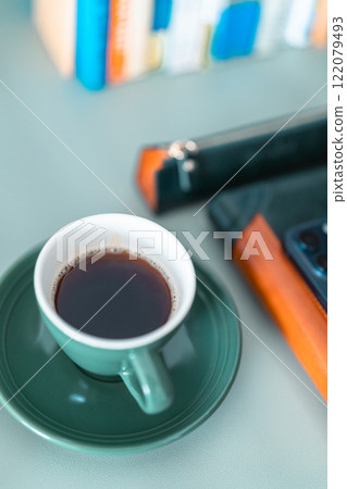 Coffee on the creator's desk Coffee on the creator's desk 122079493