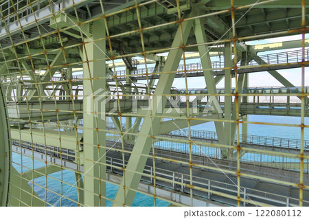 沿著關西/神戶/兵庫縣神戶市明石海峽大橋吊橋下的舞子海濱長廊散步（3） 122080112