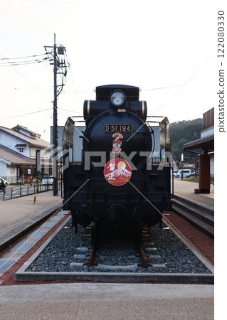 JR山口線津和野站前靜態保存的D51 122080330