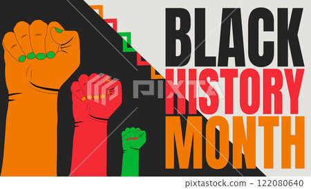 Honoring Black Heritage Celebrating Black History Month 122080640