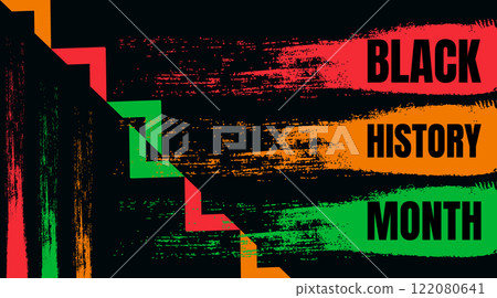 Honoring Black Heritage Celebrating Black History Month 122080641