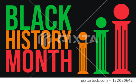 Honoring Black Heritage Celebrating Black History Month 122080642
