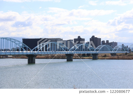 橫跨淀川的渡槽橋 122080677