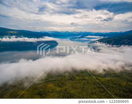 Beautiful Nature Norway aerial photography. 122080695
