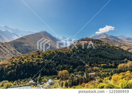 Karmadon Gorge. North Ossetia. Russia 122080959