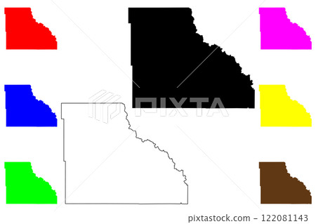 Big Horn County, State of Wyoming (U.S. county, United States of America, US) map vector illustration, scribble sketch Big Horn map Big Horn County, State of Wyoming (U.S. county, United States of America, US) map vector illustration, scribble sketch Big Horn map 122081143