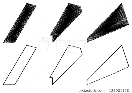 Sunbury, Queens and Kings County (Canada, New Brunswick Province, North America) map vector illustration, scribble sketch map Sunbury, Queens and Kings County (Canada, New Brunswick Province, North America) map vector illustration, scribble sketch map 122081558