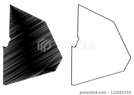 Victoria County (Canada, New Brunswick Province, North America) map vector illustration, scribble sketch Victoria map Victoria County (Canada, New Brunswick Province, North America) map vector illustration, scribble sketch Victoria map 122081559