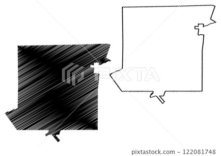 City of Broken Hill (Commonwealth of Australia, New South Wales, NSW) map vector illustration, scribble sketch Broken Hill map City of Broken Hill (Commonwealth of Australia, New South Wales, NSW) map vector illustration, scribble sketch Broken Hill map 122081748