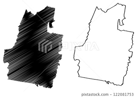 City of Campbelltown (Commonwealth of Australia, New South Wales, NSW) map vector illustration, scribble sketch Campbelltown map City of Campbelltown (Commonwealth of Australia, New South Wales, NSW) map vector illustration, scribble sketch Campbelltown map 122081753