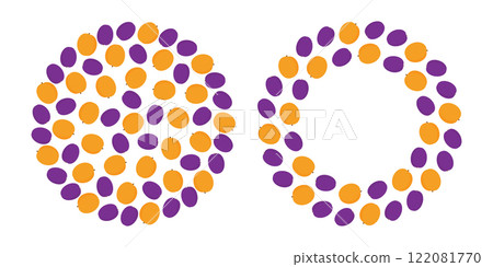 Plums and apricots Circular Backgrounds and Round frame border Copy space Template Set 2 Summer fond Plums and apricots Circular Backgrounds and Round frame border Copy space Template Set 2 Summer fond 122081770