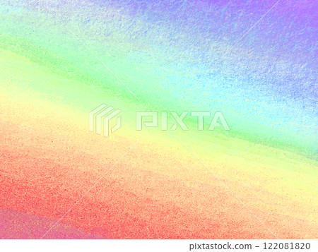 彩虹圖案彩虹粉彩色鉛筆圖案漸層 4:3 / 背景資料 122081820