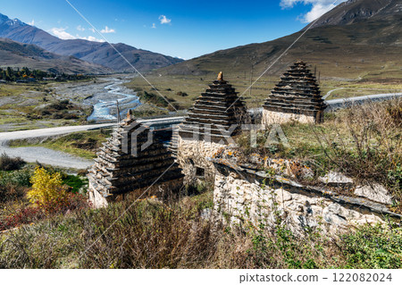 Ancient Dargavs. City of the Dead, North Ossetia-Alania, Russia 122082024