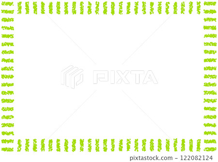Hand-drawn crayon material background frame 122082124