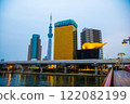 Tokyo Sky Tree seen from the Sumida River 122082199