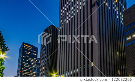 Osaka Business Park at night 122082296