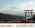Sky Torii and Mt.Fuji 122082393