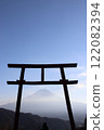 Mt. Fuji in the torii 122082394