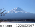Mt. Fuji on the lake side 122082397