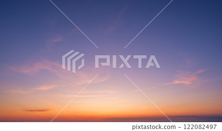 Sunset sky background 122082497